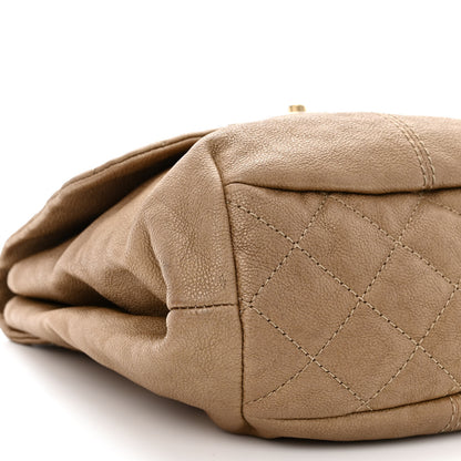 Chanel Metallic Calfskin Quilted Mini Trianon Messenger Flap Gold 12 of 13