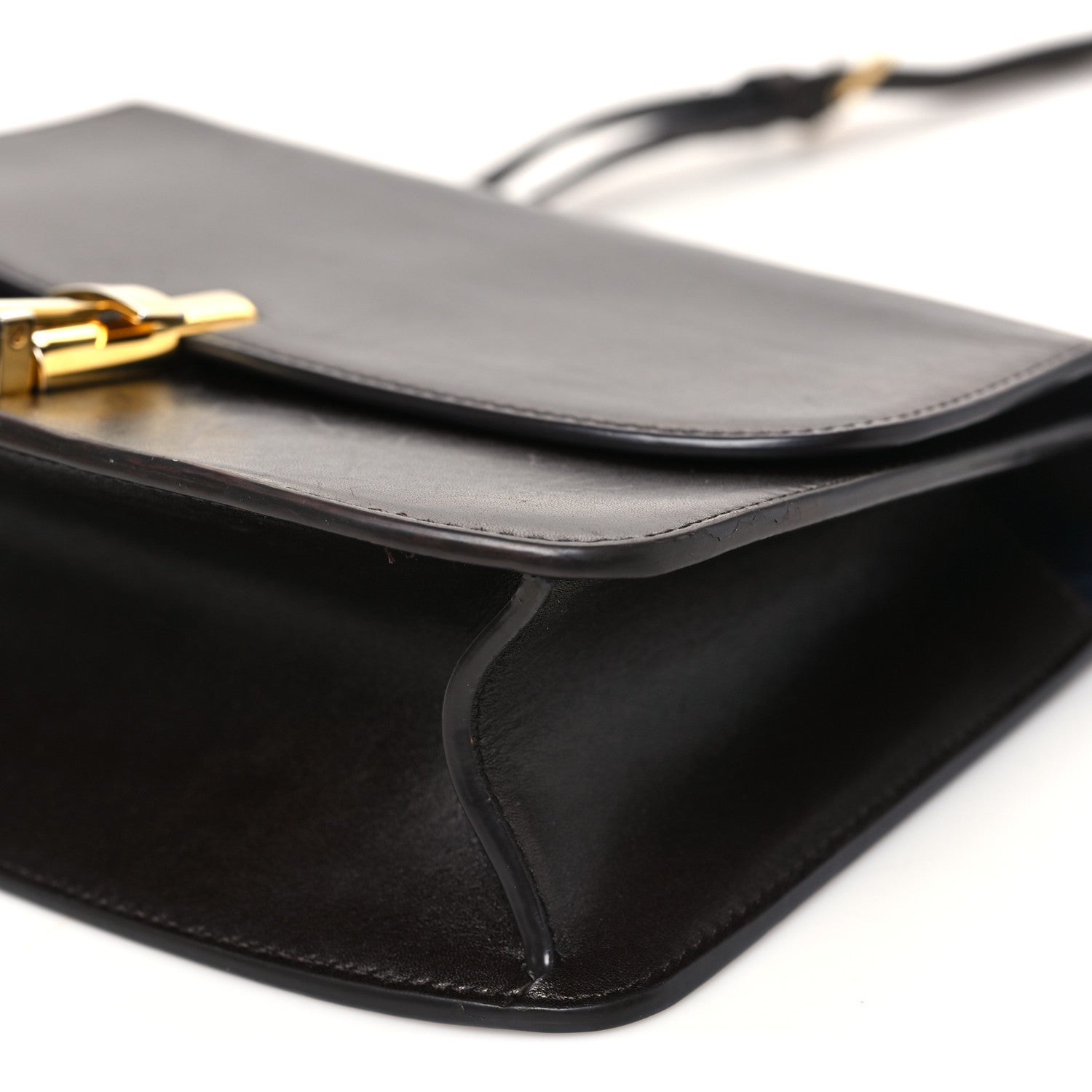 The Row Sleek Calfskin The Sofia 8.75 Crossbody Dark Brown 9 of 9
