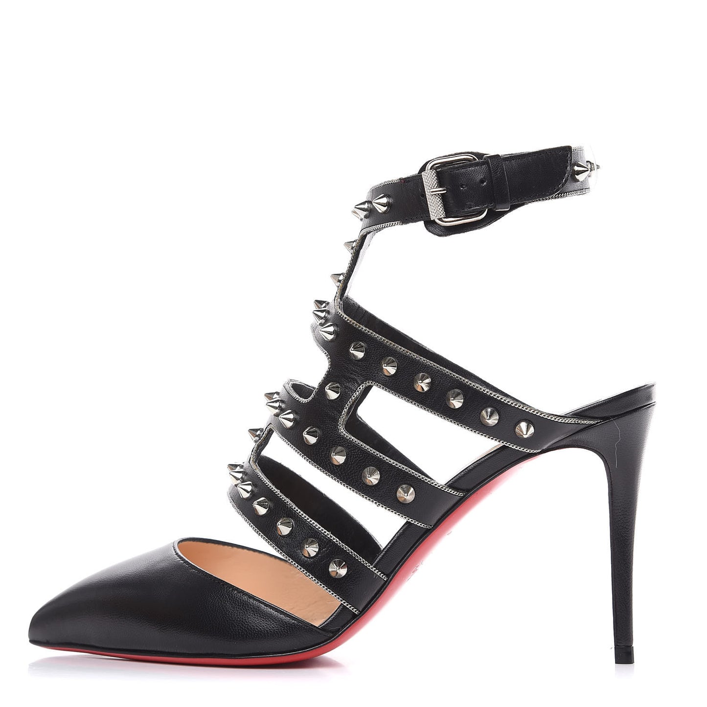 Kid Tchicaboum 85 Pumps 37 Black Silver