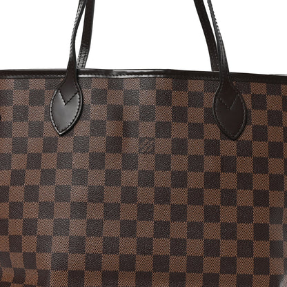 Louis Vuitton Damier Ebene Neo Neverfull MM Rose Ballerine 8 of 10