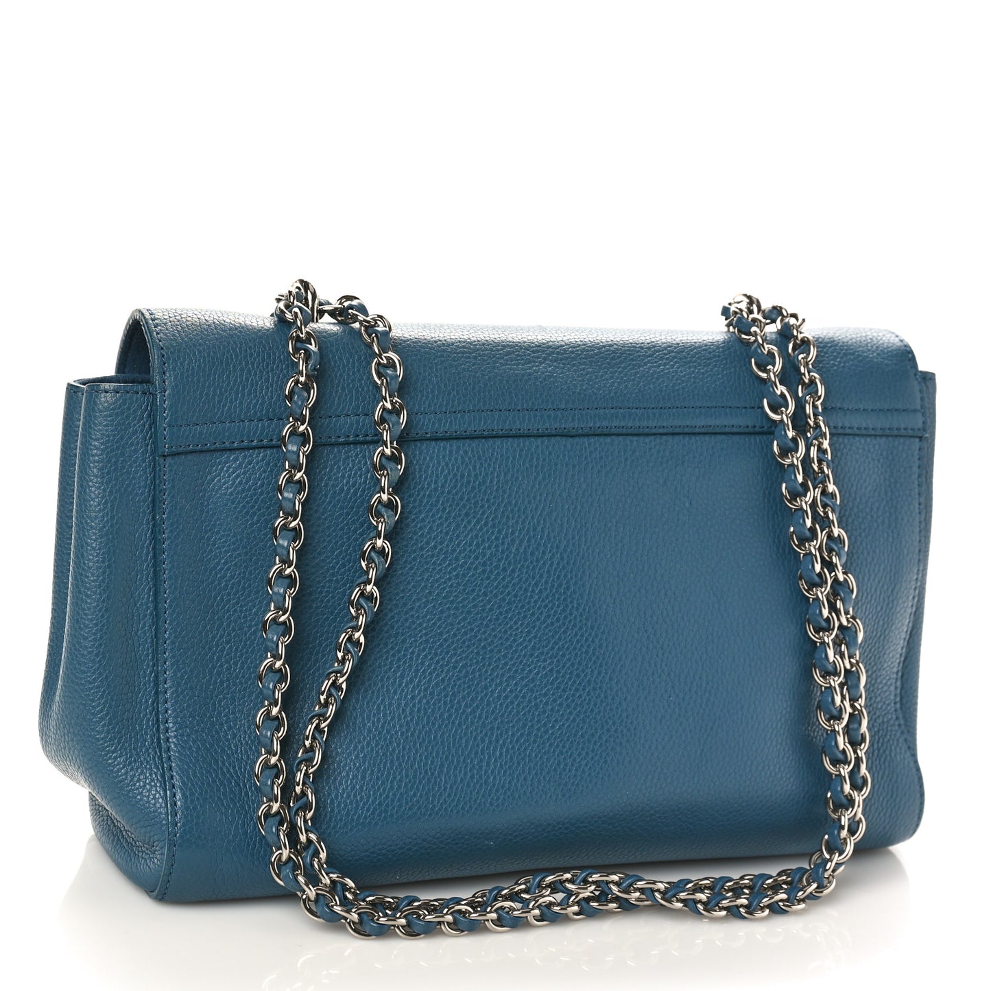 Classic Grain Medium Lily Flap Steel Blue