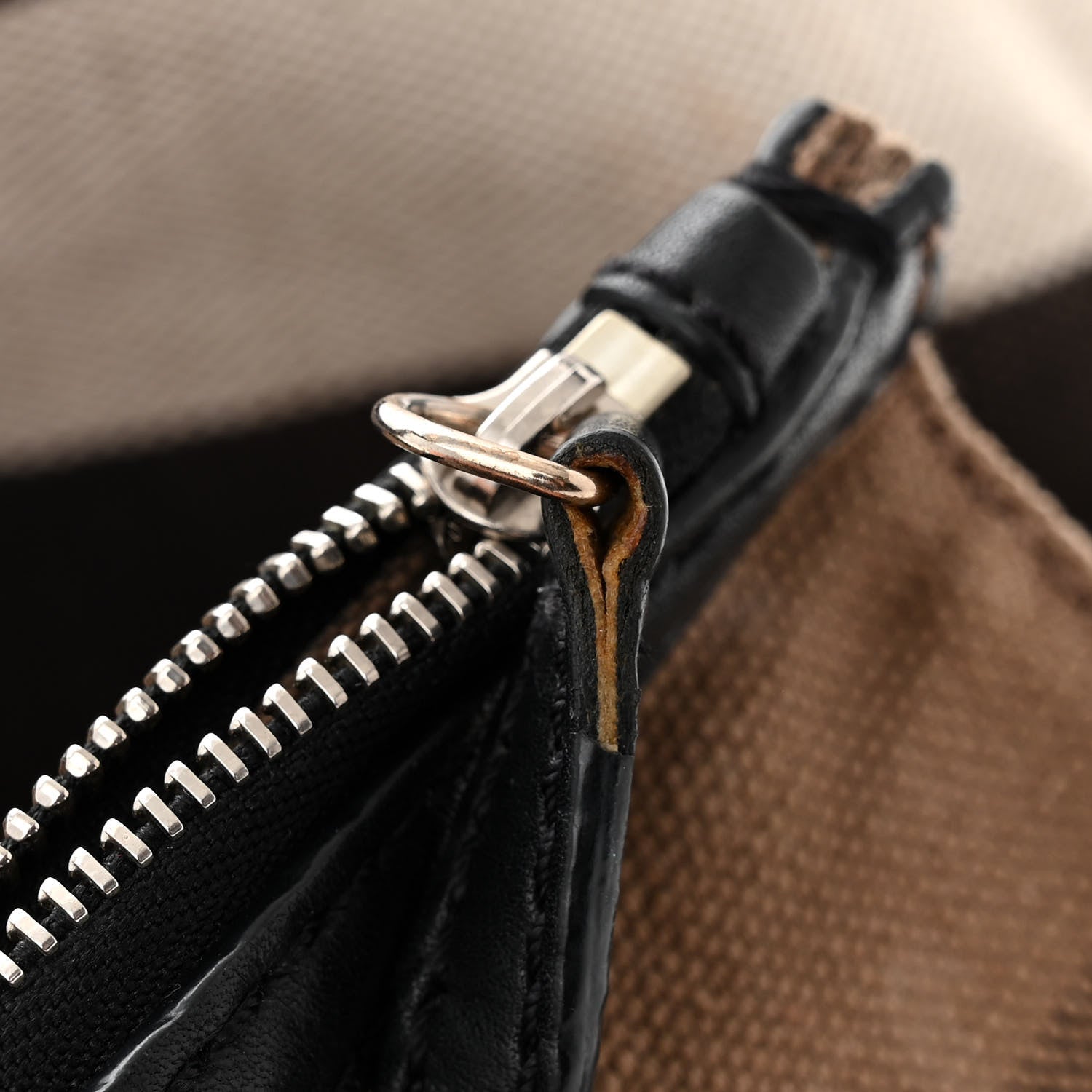 Burberry Canvas Mega Check Medium Ashby Hobo Black 16 of 22