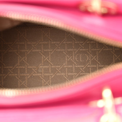 Christian Dior Lambskin Cannage Medium Lady Dior Pink 5 of 14
