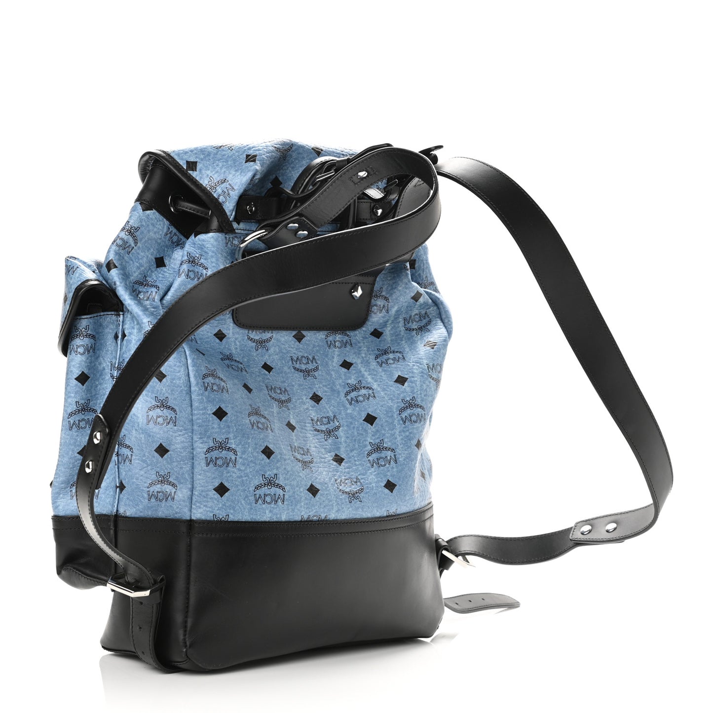 Visetos Two-Pocket Backpack Blue