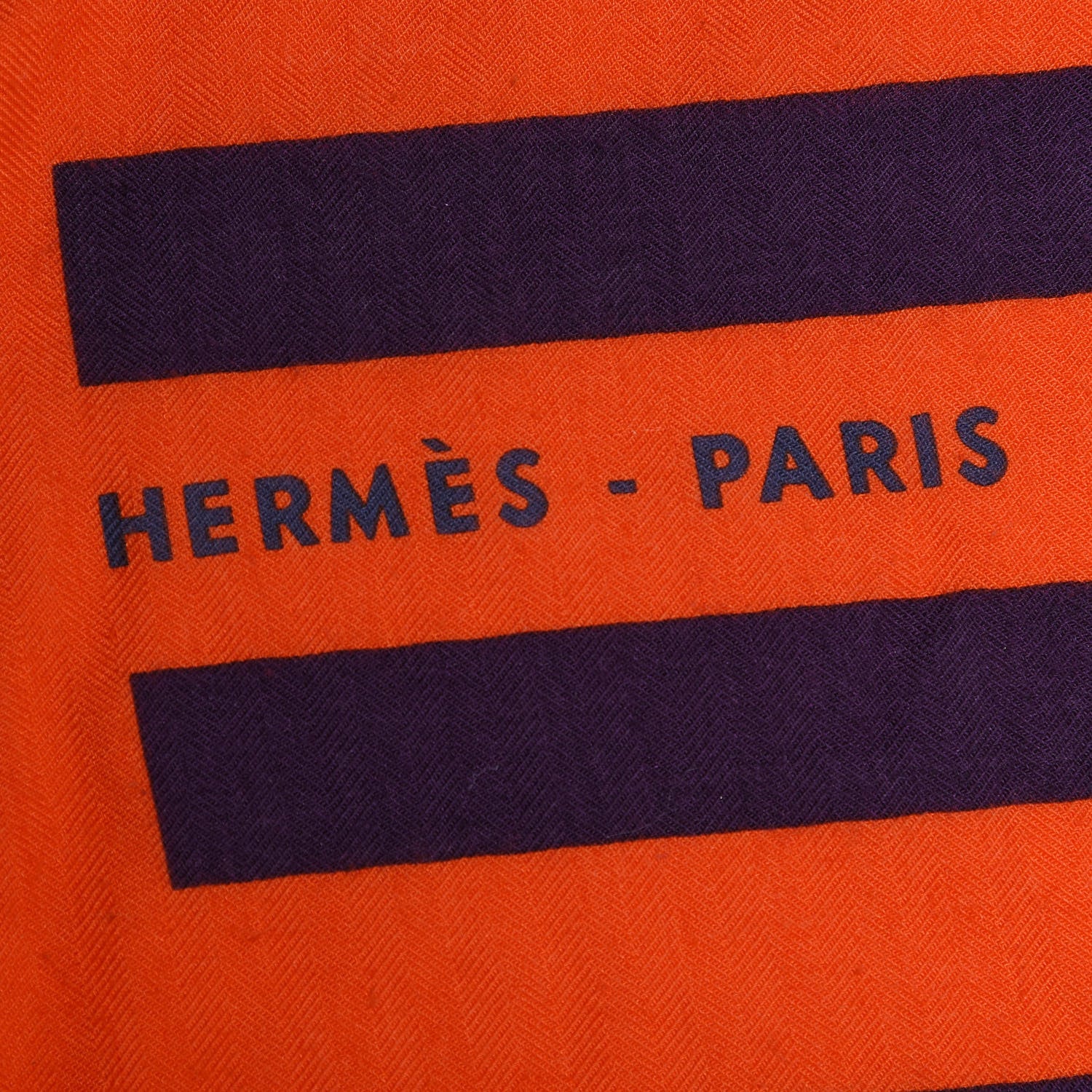 Hermes Cashmere Silk H Au Galop Shawl 140 Vermillon Violet 5 of 7