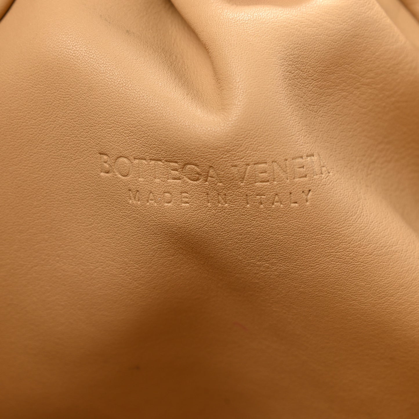 Smooth Butter Calf The Pouch Oversized Clutch Almond