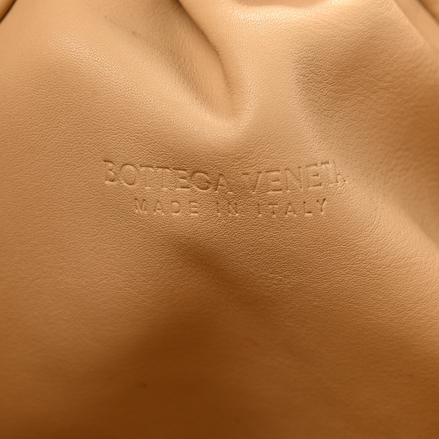 Bottega Veneta Smooth Butter Calf The Pouch Oversized Clutch Almond 6 of 11