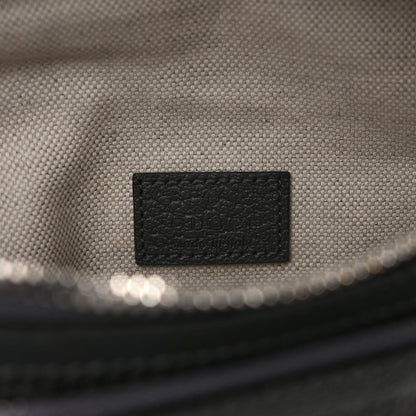 Gucci GG Supreme Monogram Textured Dollar Calfskin Ophidia Belt Bag Grey Black Graphite Grey 6 of 8