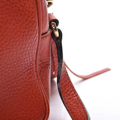 Gucci Pebbled Calfskin Small Soho Disco Bag Sun Orange 9 of 10