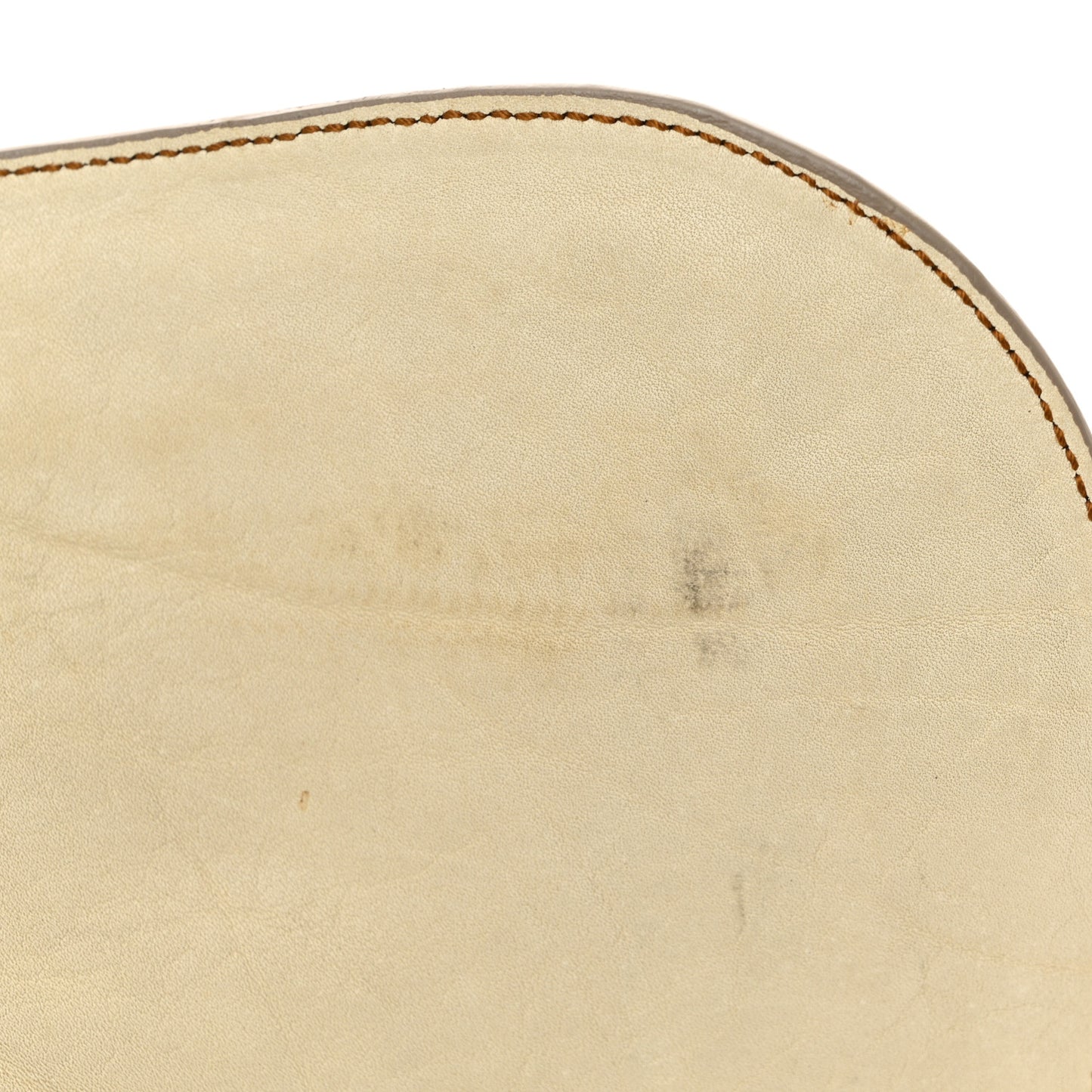 Calfskin Medium Gaucho Double Saddle Bag Ivory