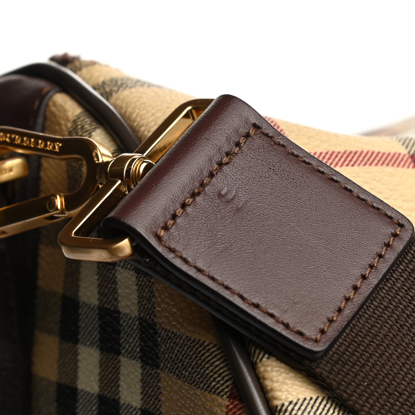 Haymarket Check Duffle Bag Brown