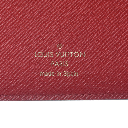 Louis Vuitton Damier Ebene Insolite Wallet Red 8 of 10