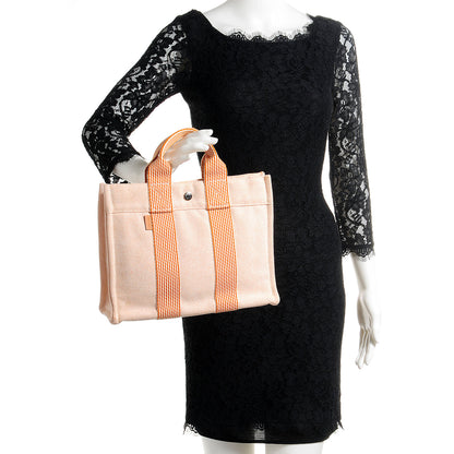 Hermes Cotton Canvas Fourre Tout PM Tote Orange 2 of 15