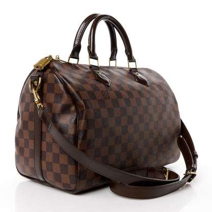 Louis Vuitton Damier Ebene Speedy Bandouliere 30 3 of 13