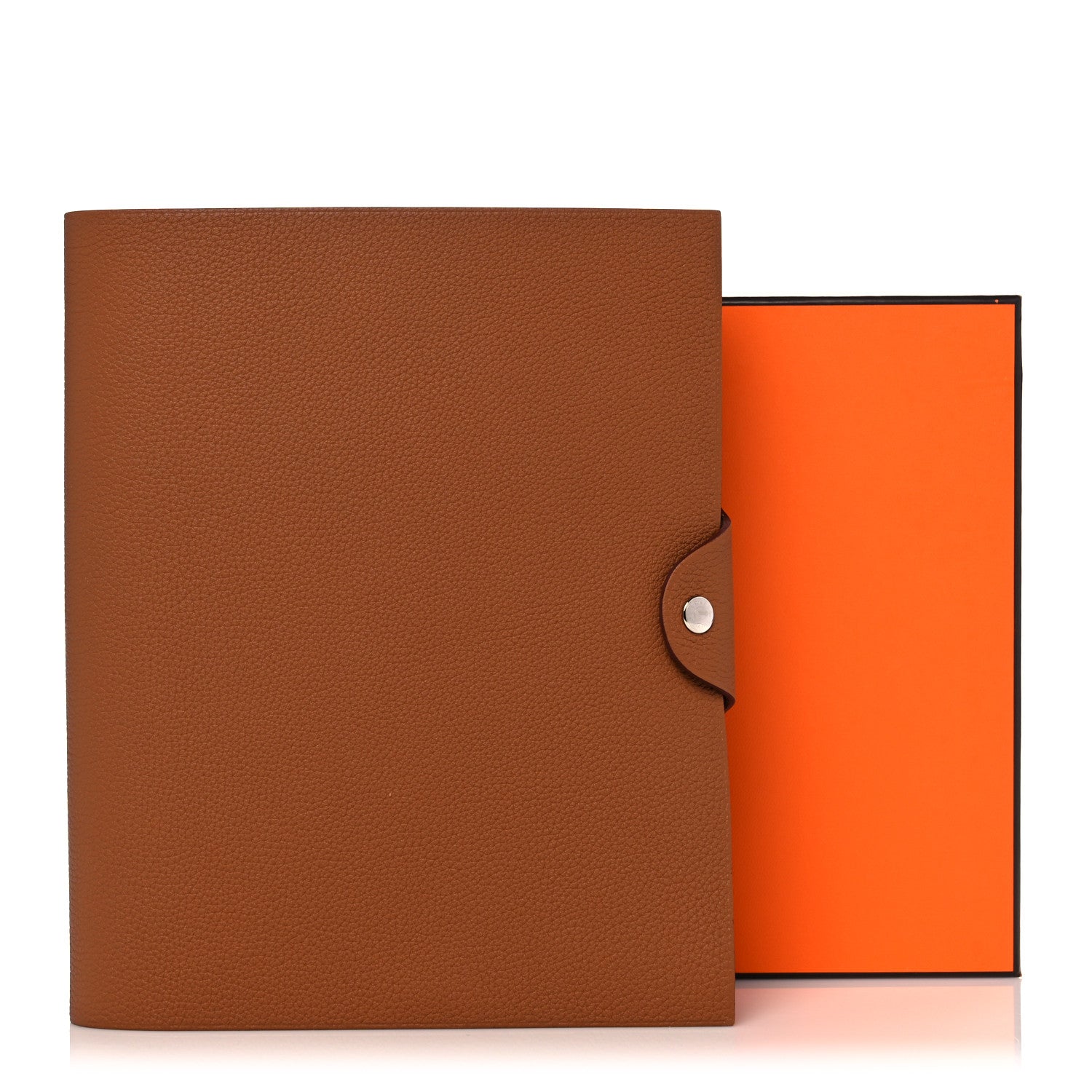 Hermes Togo Ulysse MM Notebook Cover Gold 8 of 8