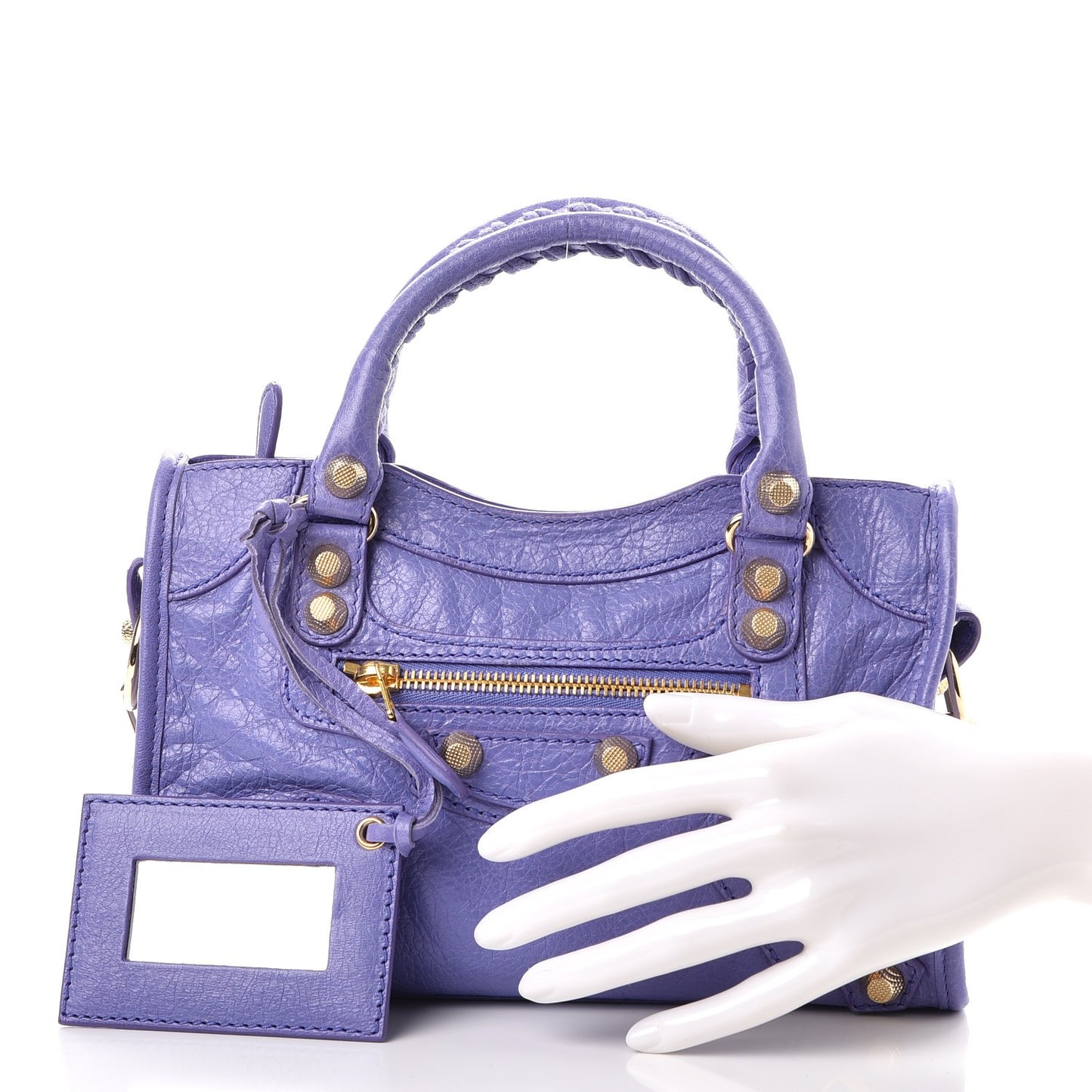 Agneau Giant 12 Gold Hardware Mini City Mauve Light Mauve