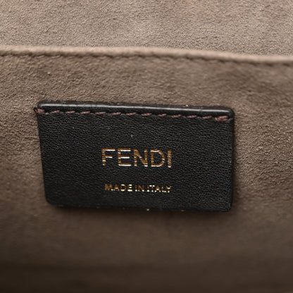 Fendi Vitello Century F is Fendi Bi-Color FF 1974 Embossed Kan I Shoulder Bag Blue 6 of 10
