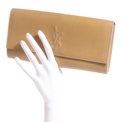 Saint Laurent Chevre Small Belle de Jour Clutch Beige 2 of 8