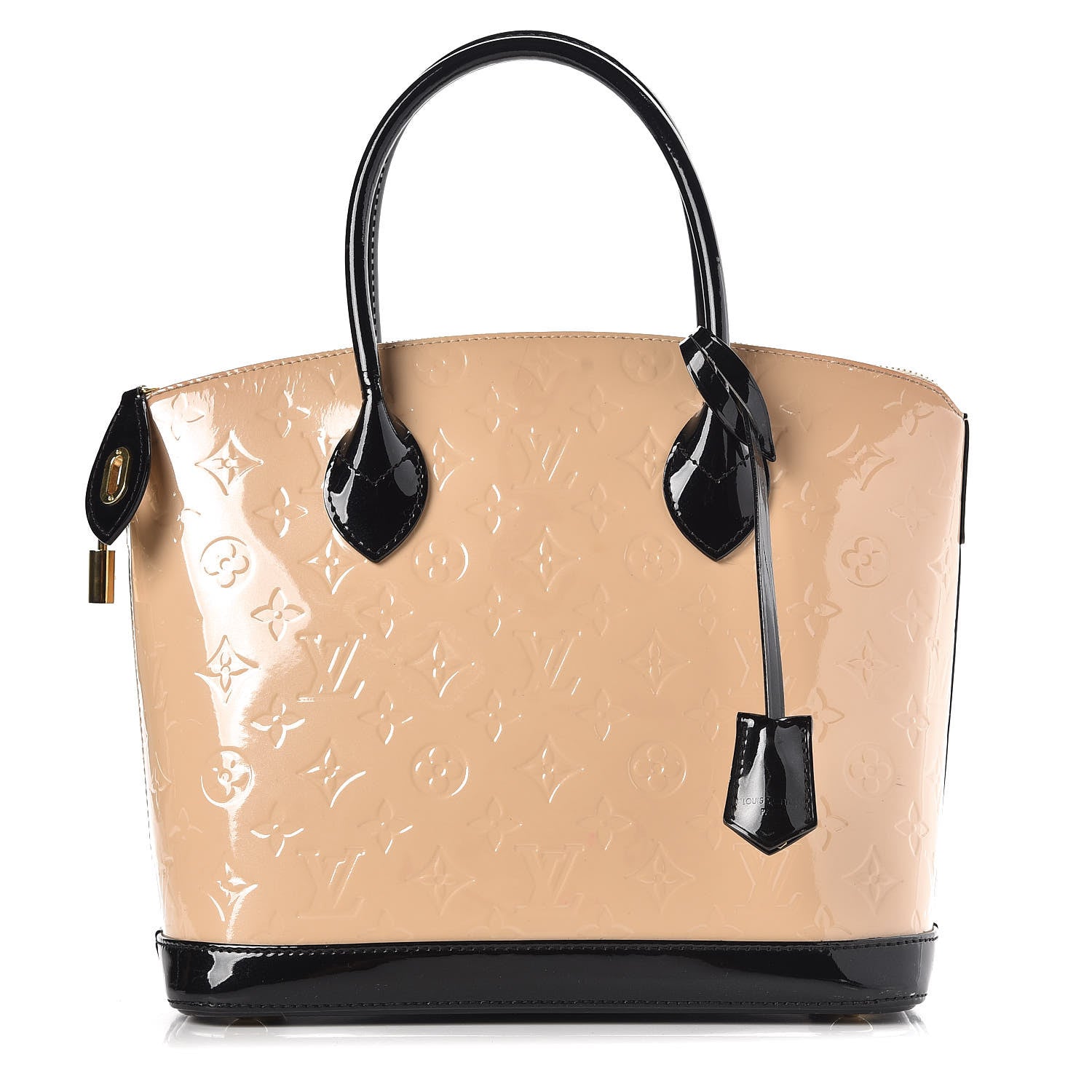 Louis Vuitton Vernis Lockit PM Dune 1 of 17