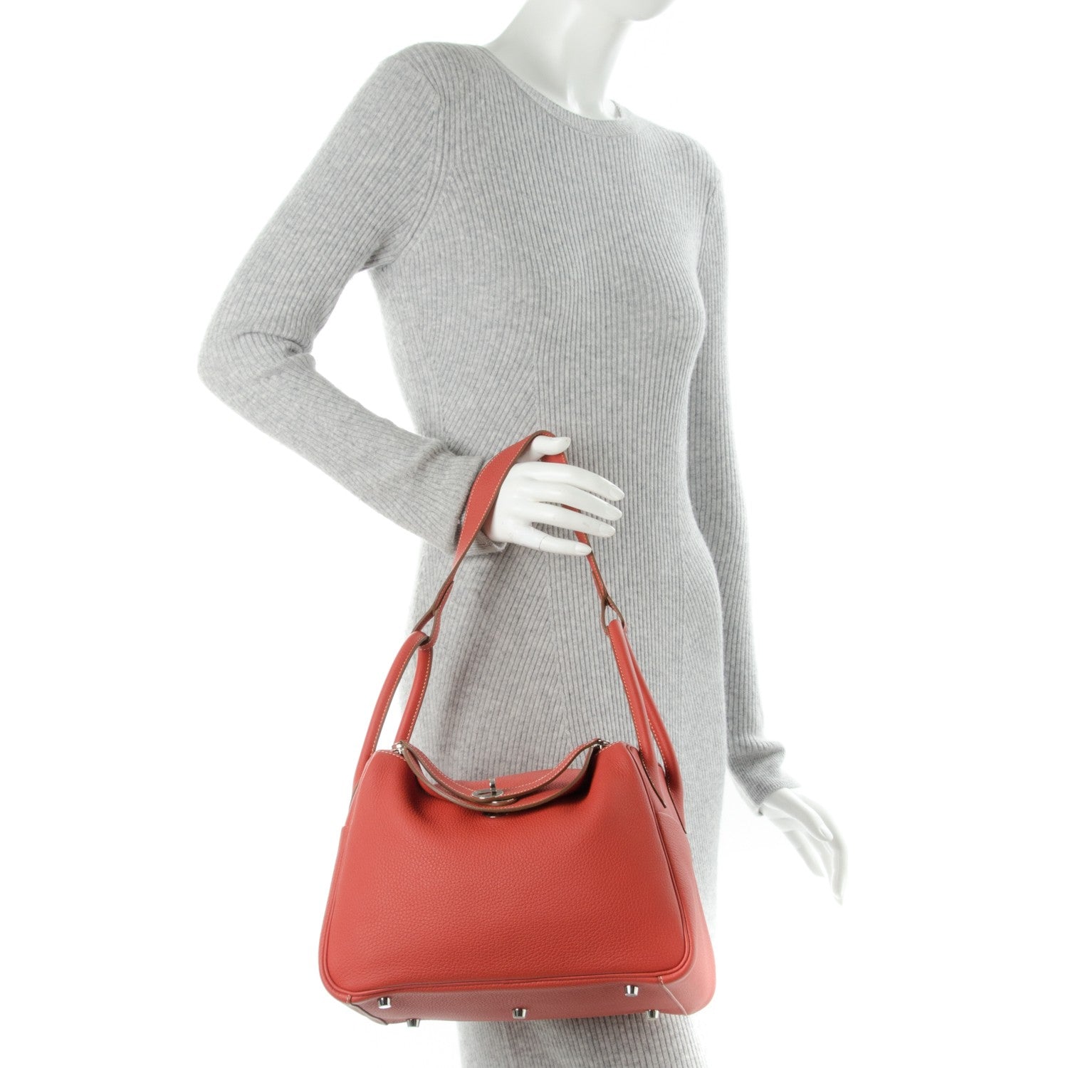 Hermes Taurillon Clemence Lindy 30 Sanguine 2 of 7