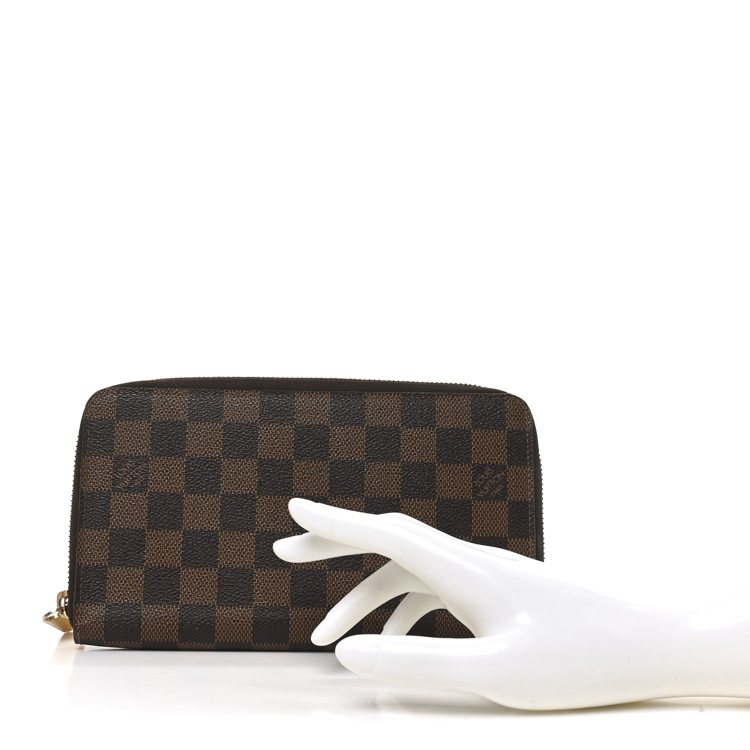 Louis Vuitton Damier Ebene Zippy Organizer Wallet 2 of 6
