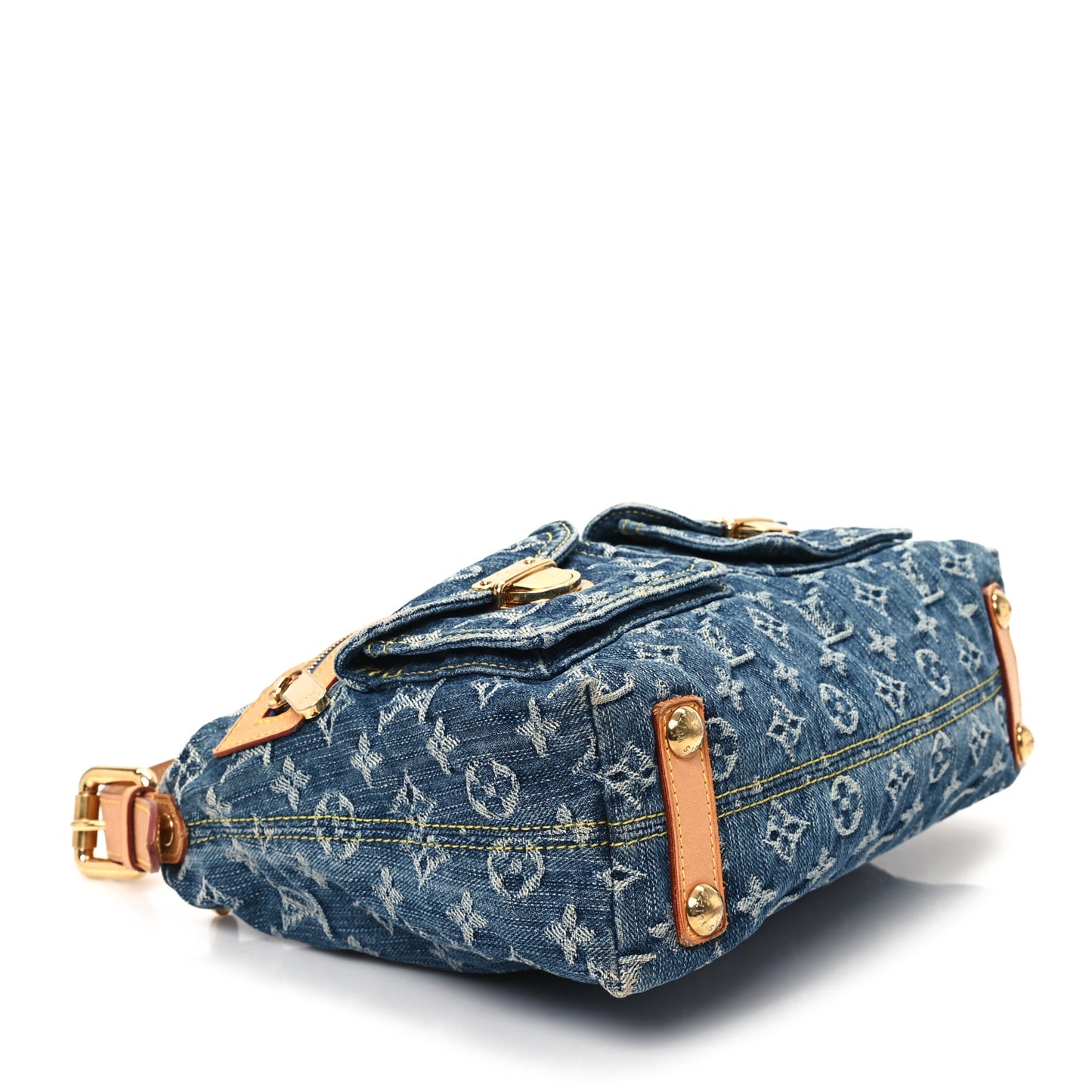 Monogram Denim Baggy PM Blue