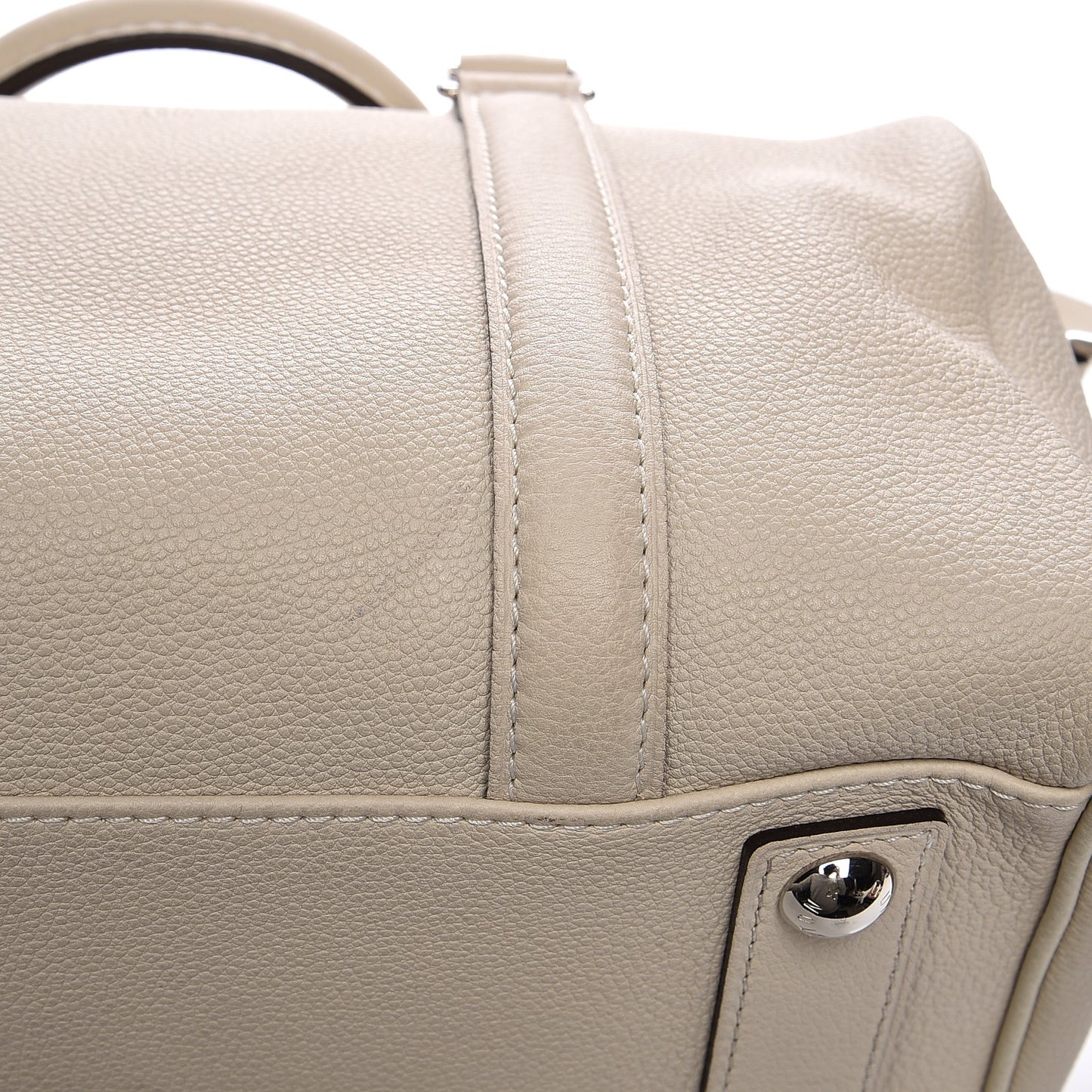 Veau Cachemire SC Bag BB Blanc Casse