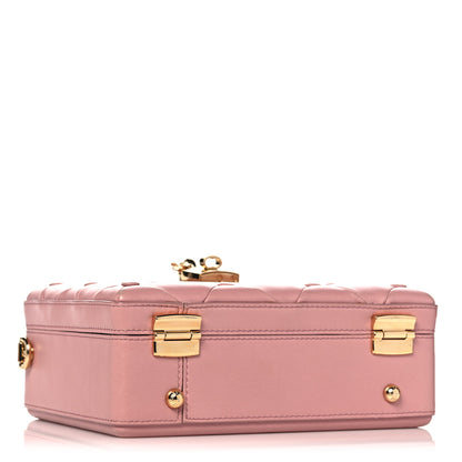 Dolce & Gabbana Lambskin Quilted Box Bag Pink 4 of 18