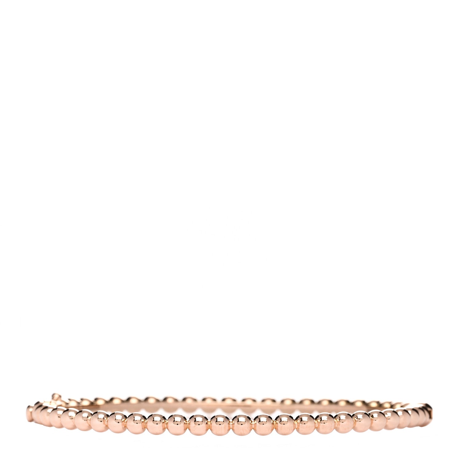 Van Cleef & Arpels 18K Rose Gold Perlee Pearls of Gold Bracelet S 1 of 4