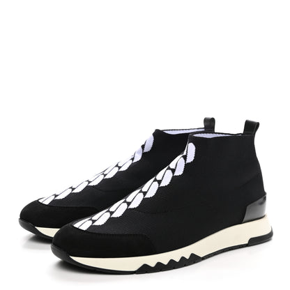Hermes Mesh Volo Sneakers 39 Black 3 of 8