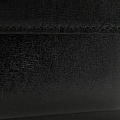Saint Laurent Calfskin Medium Monogram Sunset Satchel Black 14 of 16