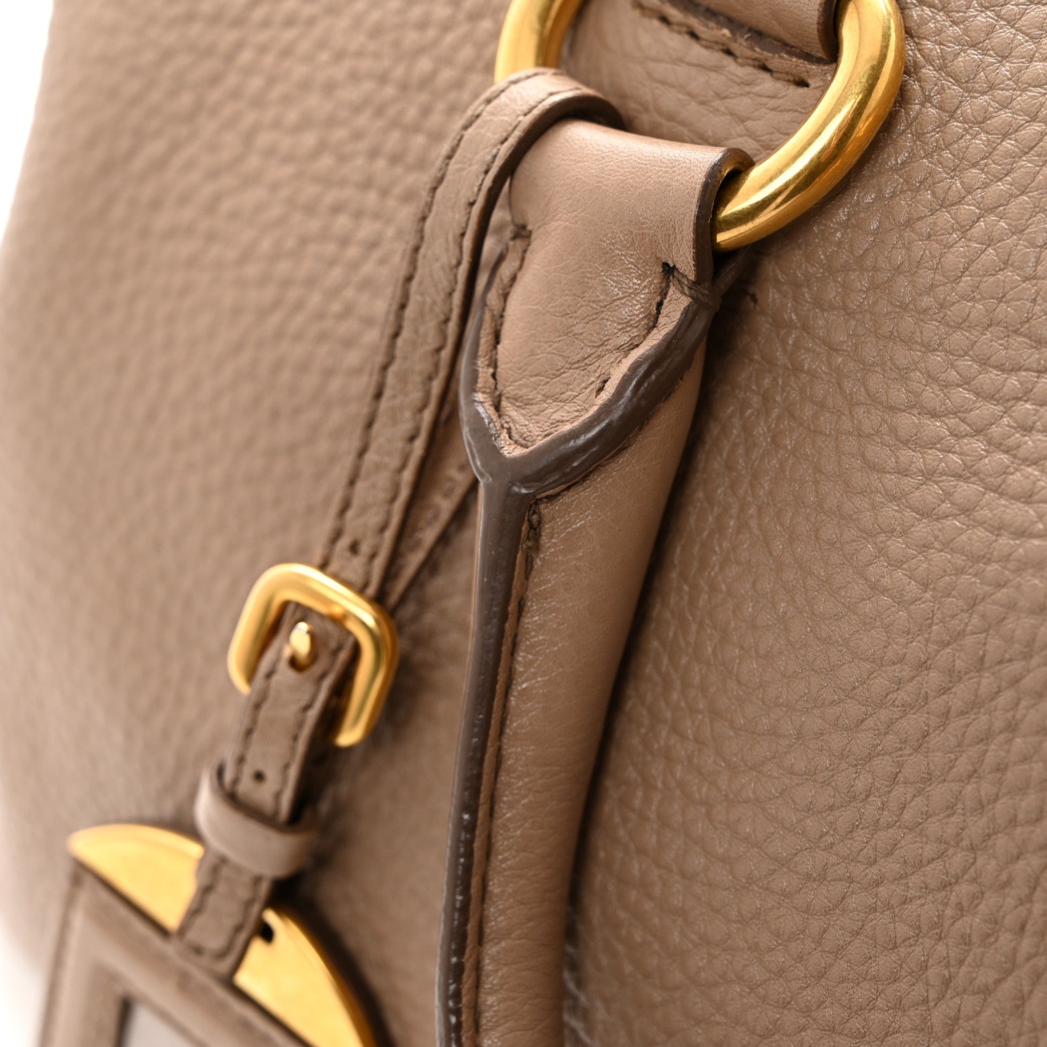 Prada Vitello Daino Satchel Cammeo 11 of 11