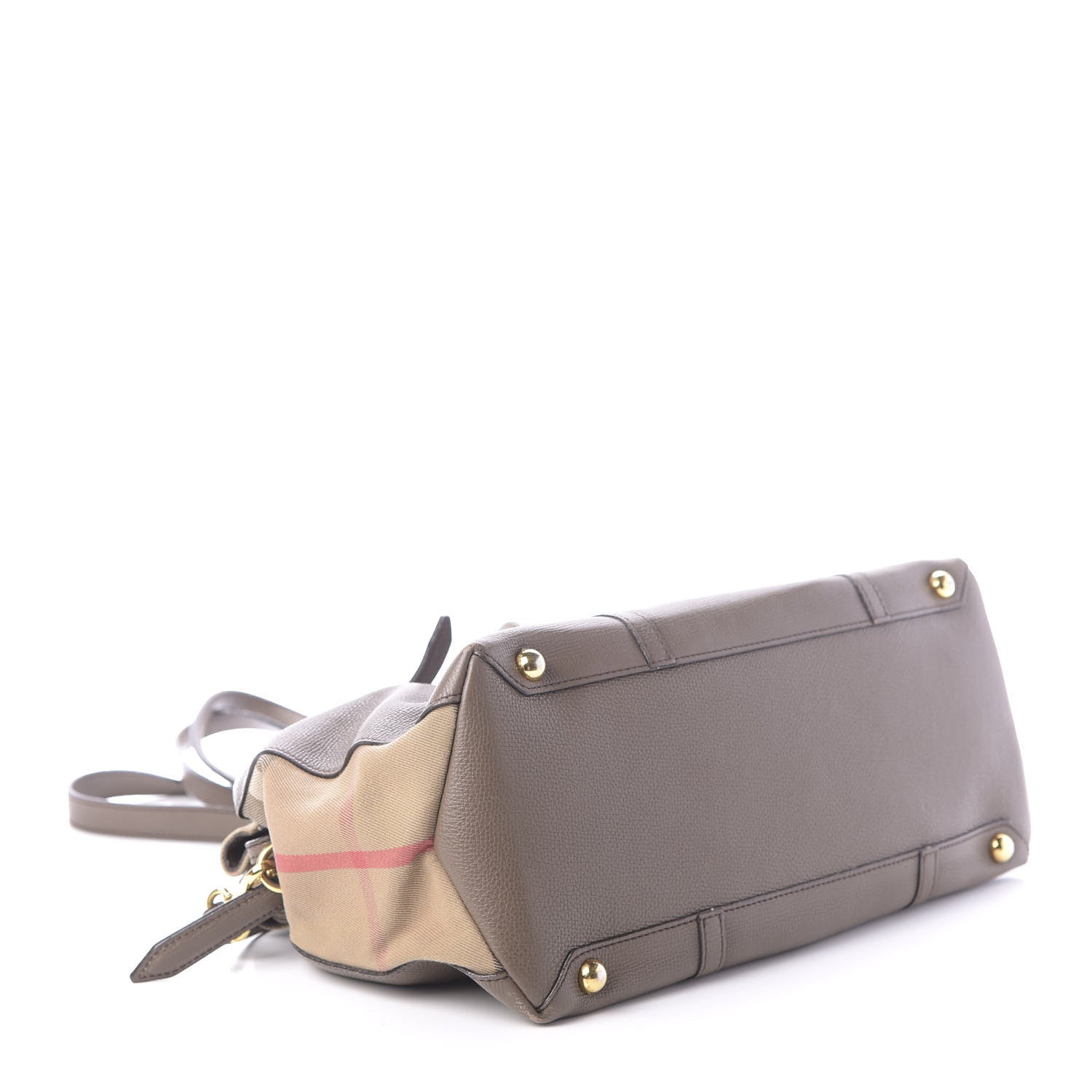 Burberry Grainy Calfskin House Check Mason Diaper Tote 4 of 31