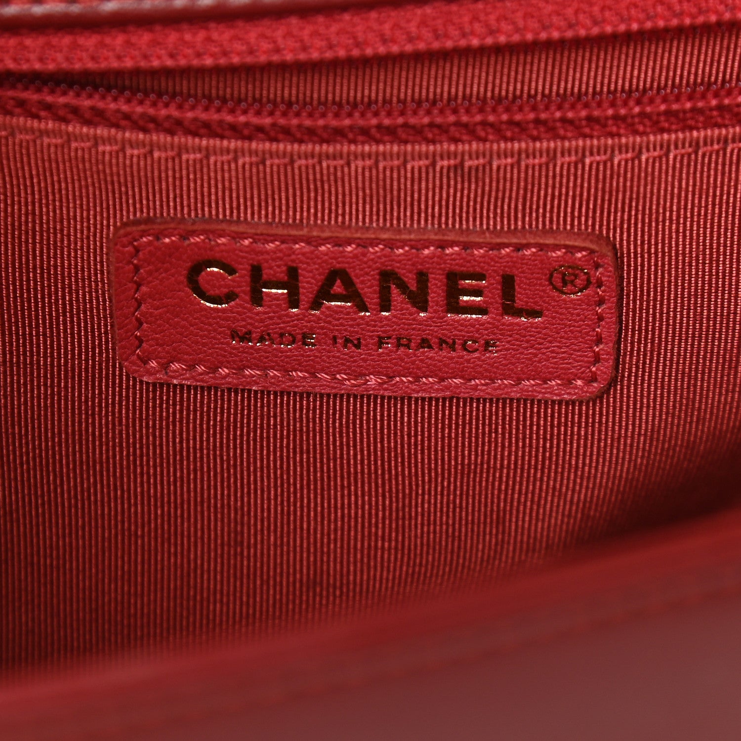 Chanel Lambskin Quilted New Medium Boy Flap Dark Red 6 of 9