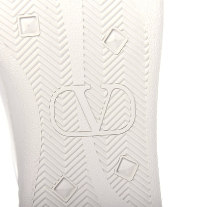 Valentino Garavani Calfskin Mens Backnet Sneakers 42 White Rosso Valentino 9 of 11