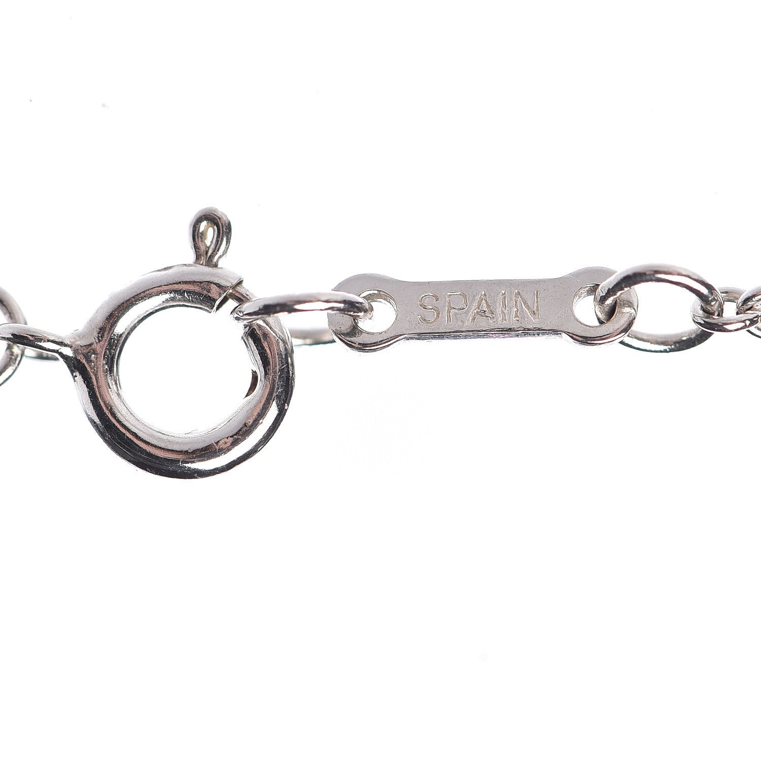 Tiffany Sterling Silver Elsa Peretti 5 Open Hearts Necklace 7 of 7