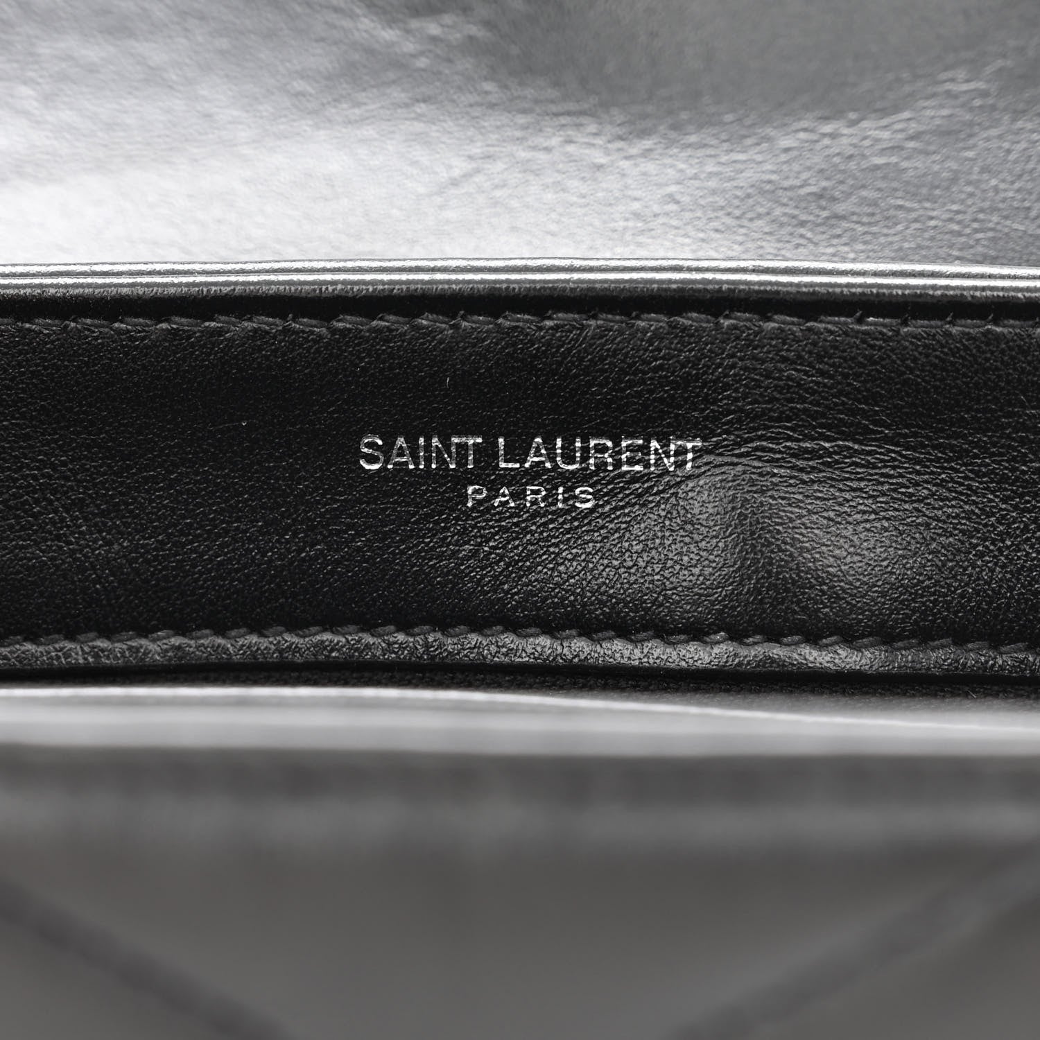 Saint Laurent Calfskin Y Quilted Monogram Toy Loulou Crossbody Bag Black 9 of 11