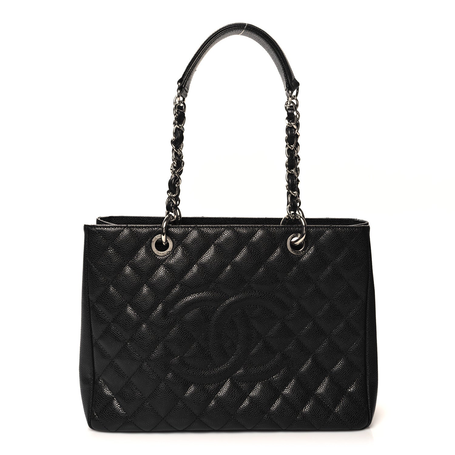 Chanel Caviar Quilted Grand Shopping Tote GST Black 1 of 11