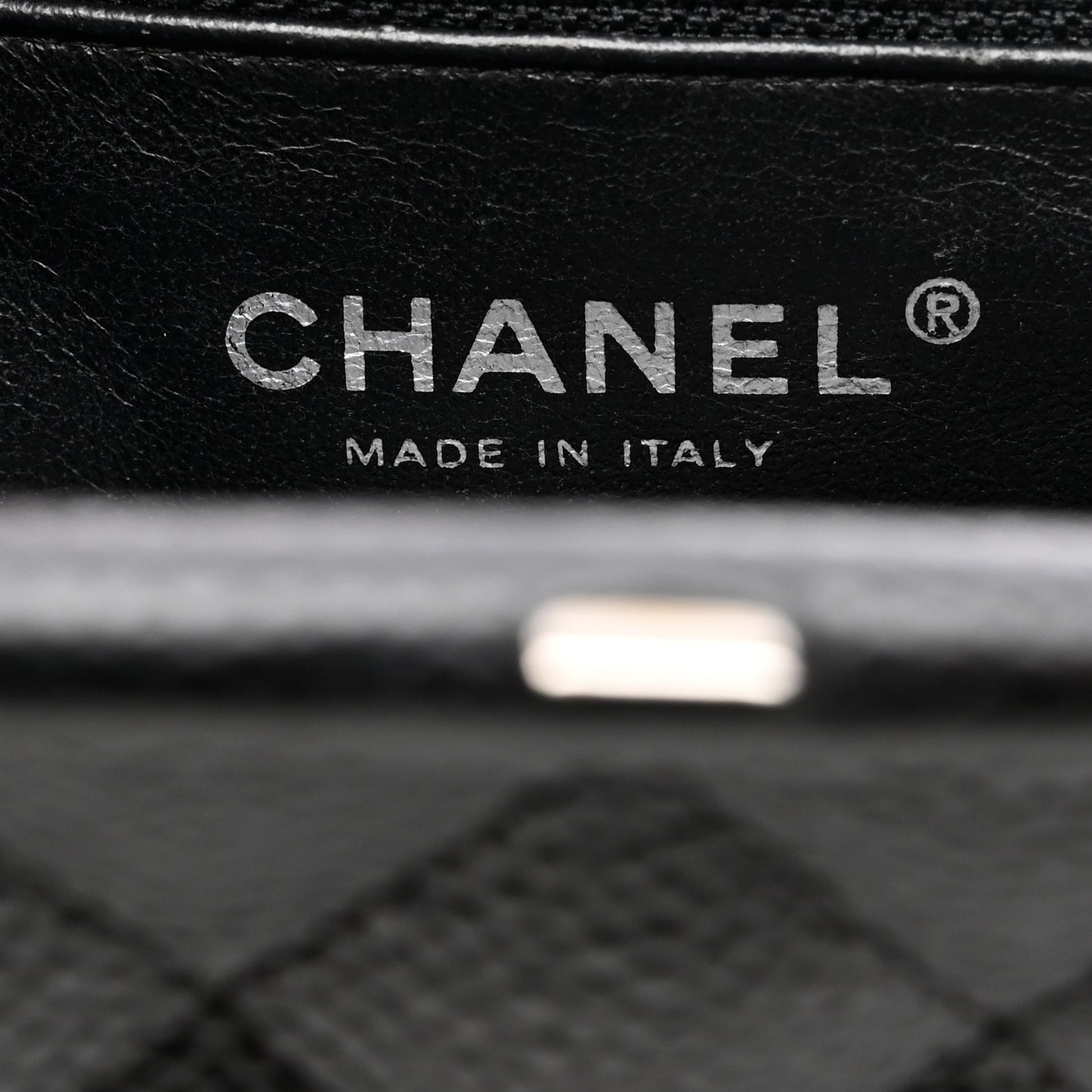Caviar Quilted Timeless Clutch Black