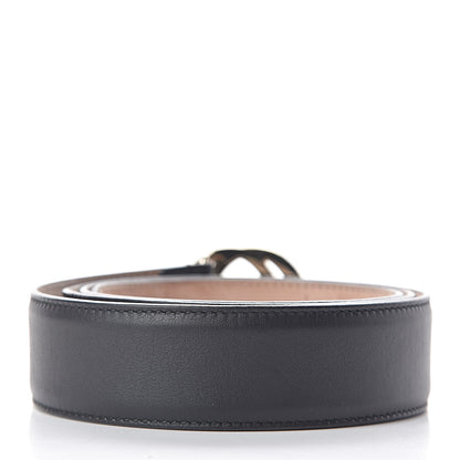 Gucci Calfskin Interlocking G 37mm Belt 105 42 Black 3 of 9