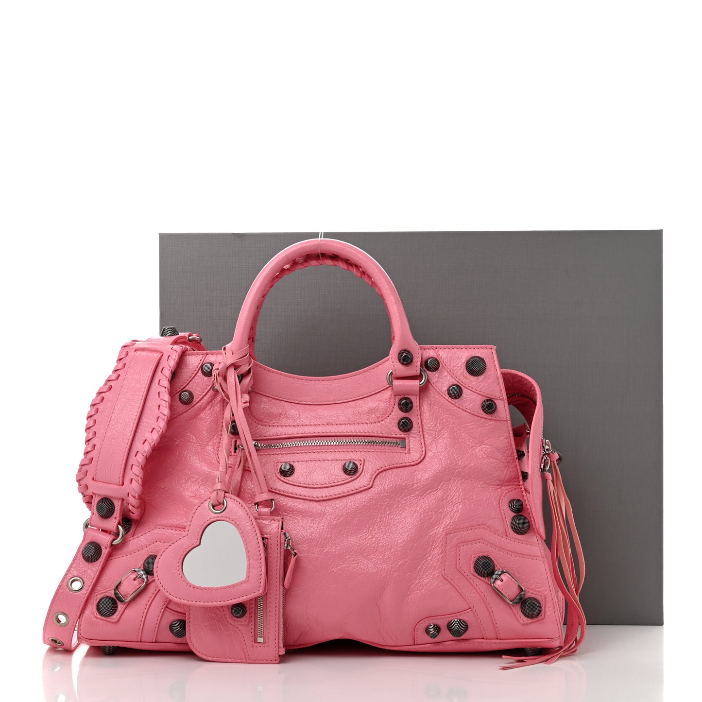 Agneau Arena Neo Cagole City Handbag Sweet Pink