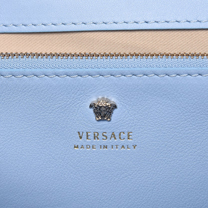 Versace Calfskin Canvas Medium Palazzo Empire Bag Desert Palm 9 of 10