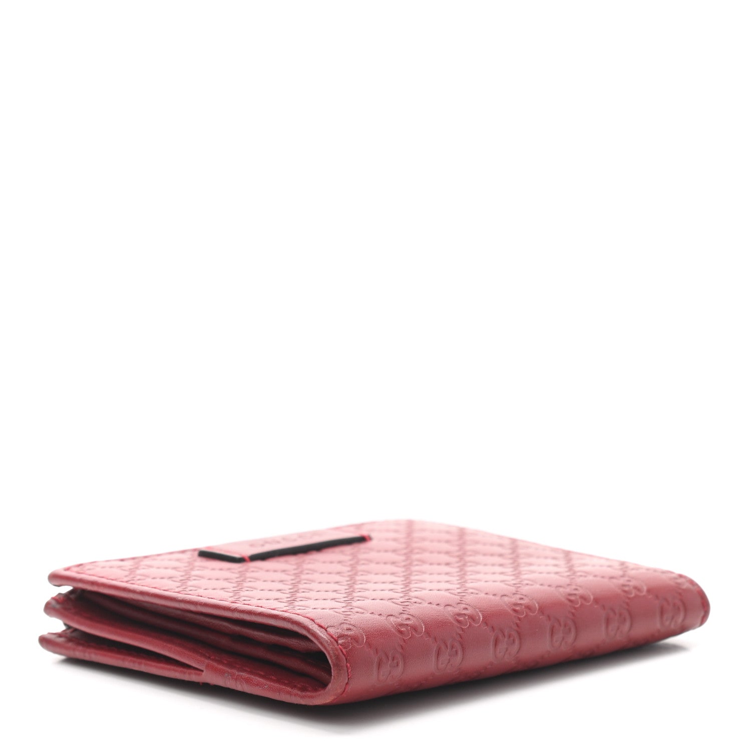 Gucci Microguccissima Bi-Fold Wallet Red 4 of 6