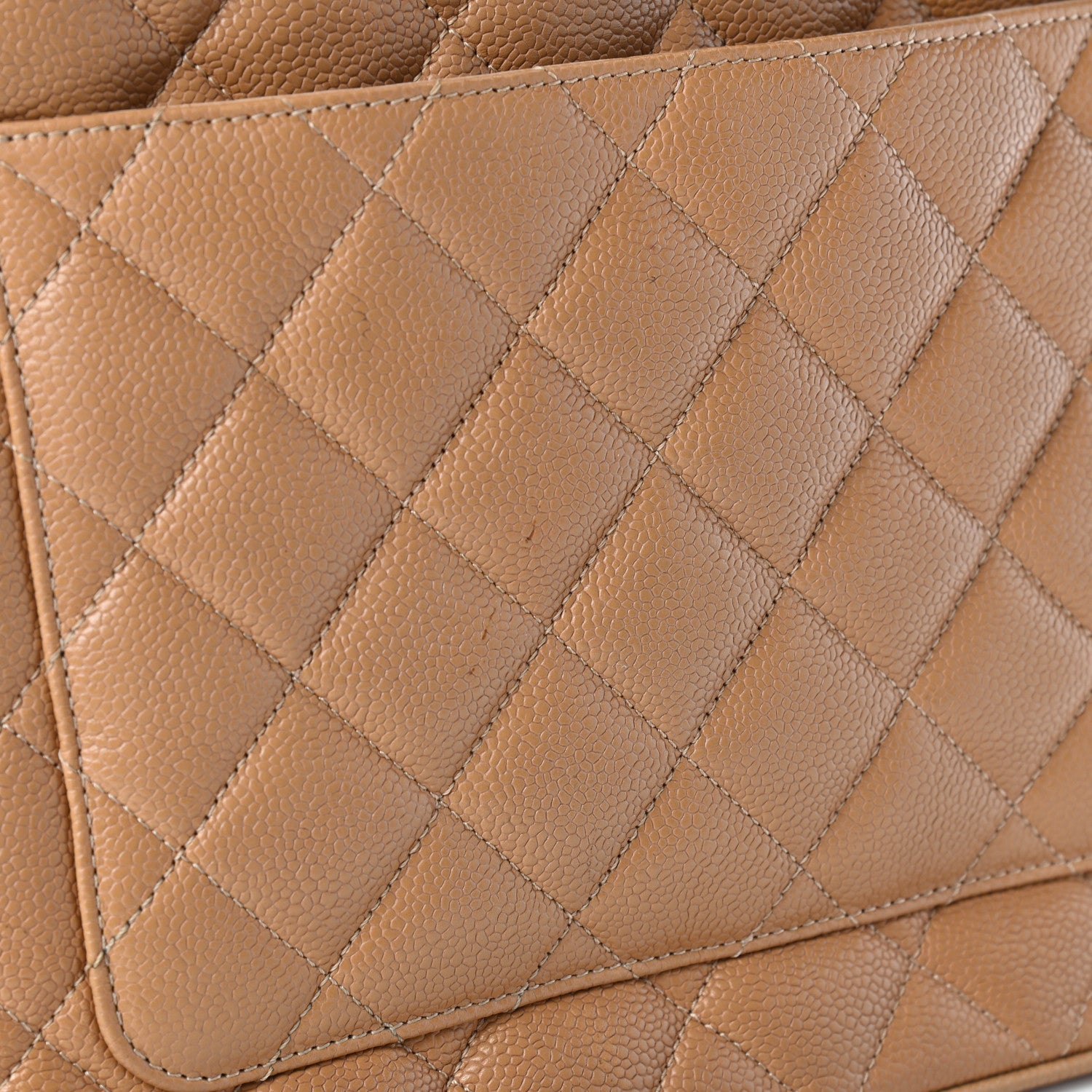 Chanel Caviar Quilted Medallion Tote Beige 11 of 12