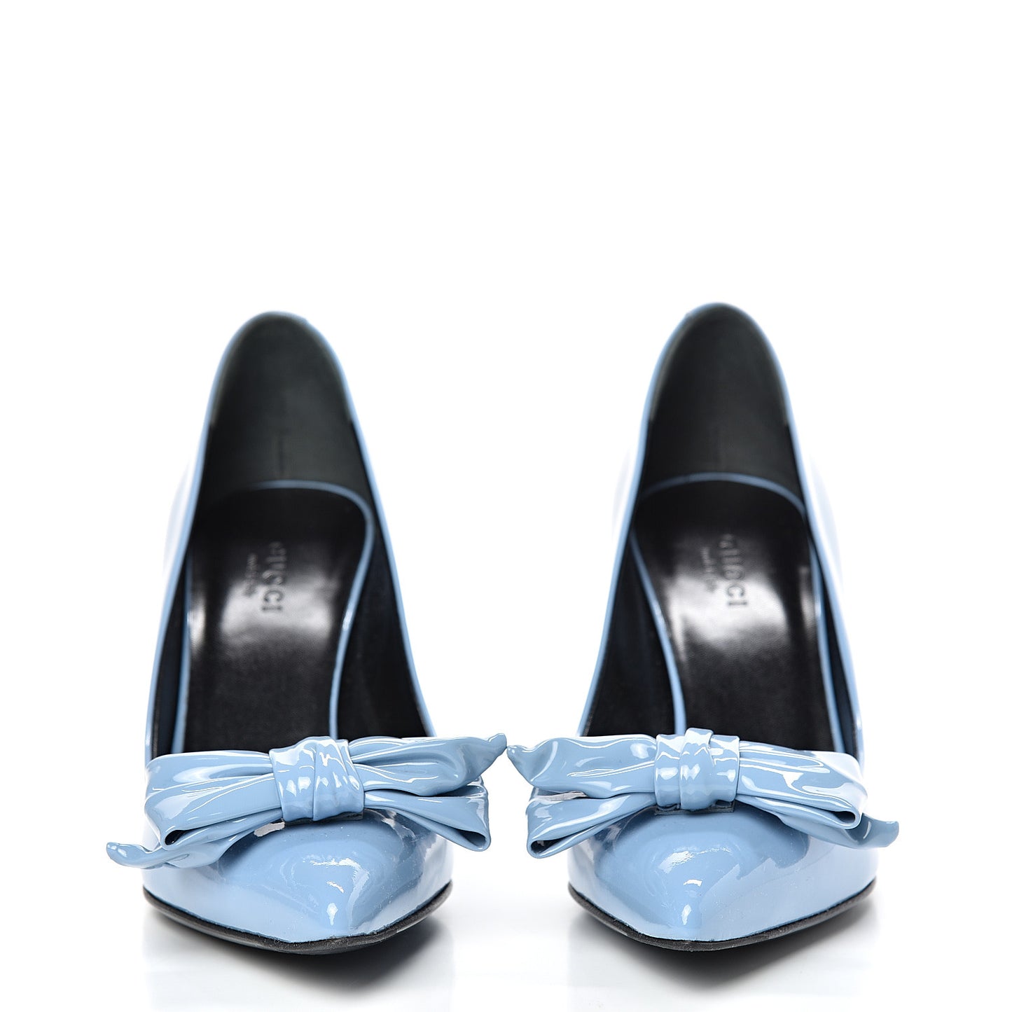 Vernice Bow Pumps 36.5 Light Blue