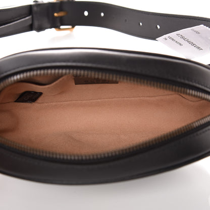 Gucci Calfskin Matelasse GG Marmont Belt Bag 75 30 Black 5 of 7