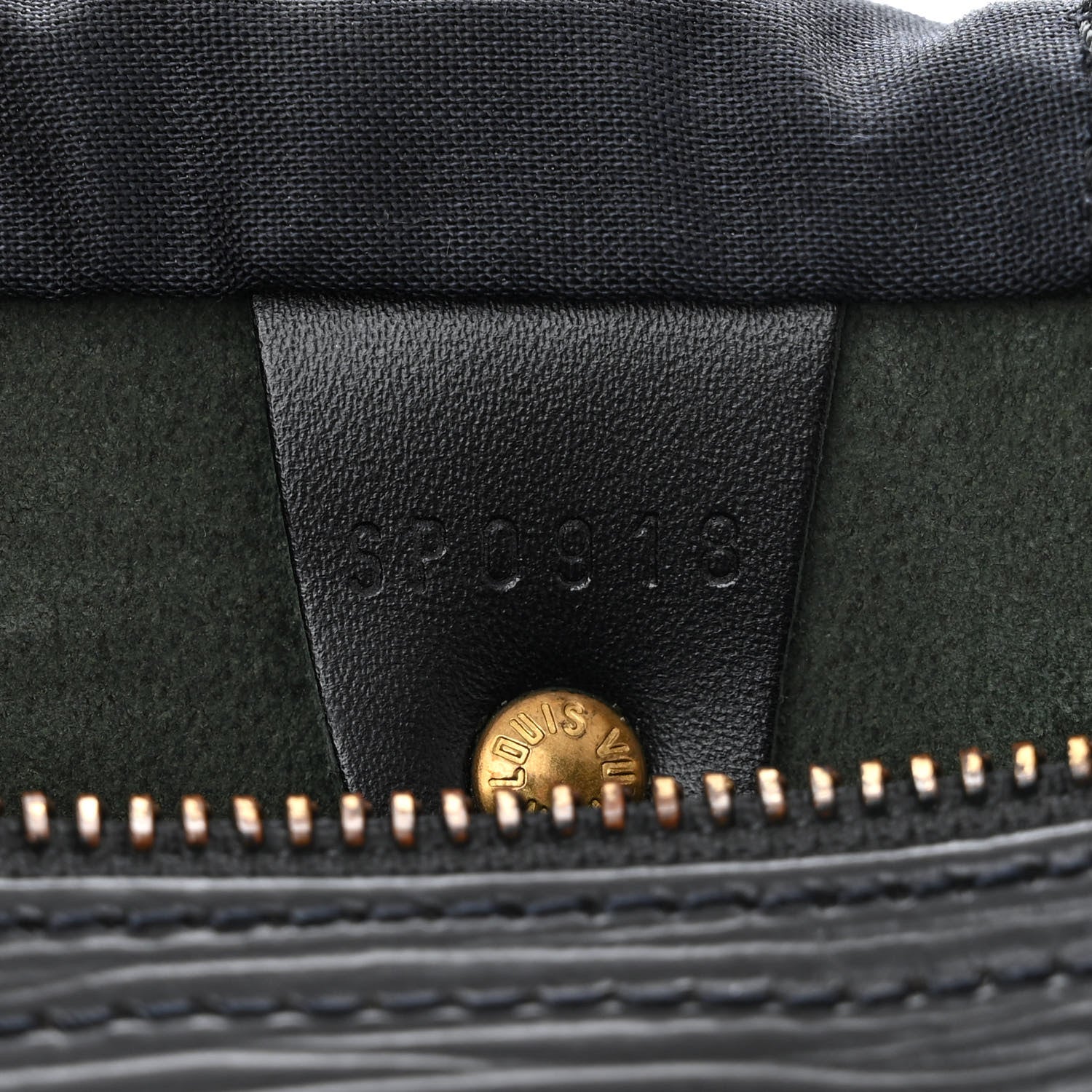 Louis Vuitton Epi Speedy 35 Black 7 of 12