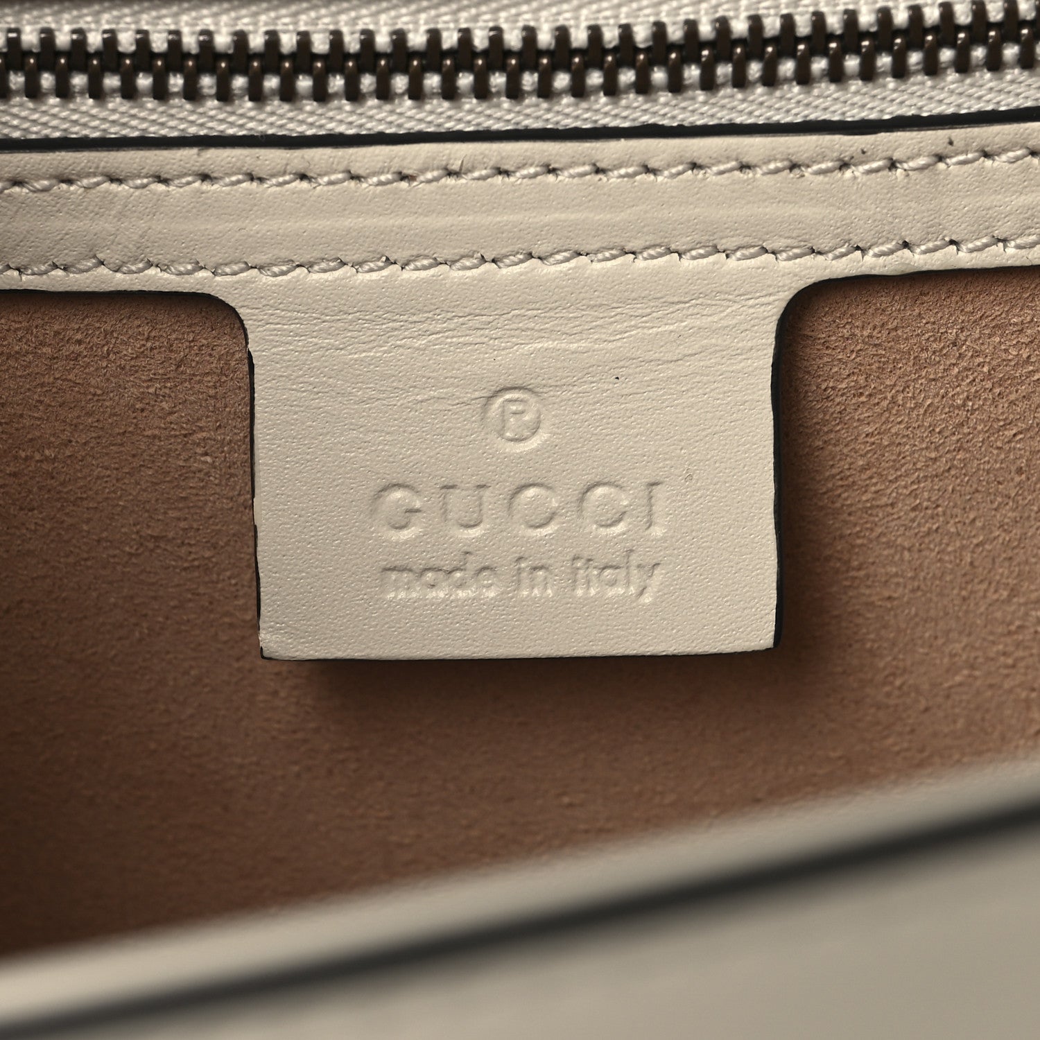 Gucci Calfskin Sylvie Web Queen Margaret Shoulder Bag Mystic White Black 6 of 12