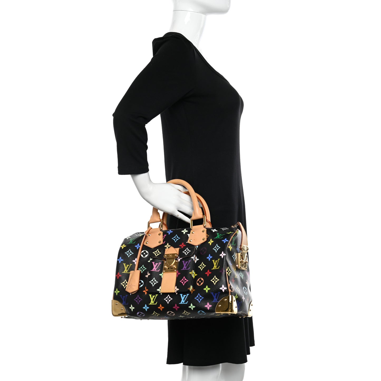 Monogram Multicolor Speedy 30 Black