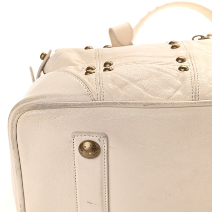 Louis Vuitton Lambskin Riveting White 10 of 15